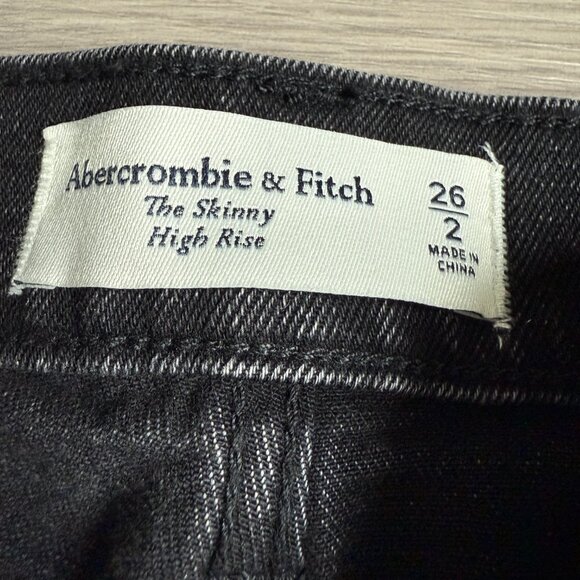 Abercrombie and Fitch The Skinny High Rise Size 26 NWT - Picture 5 of 12